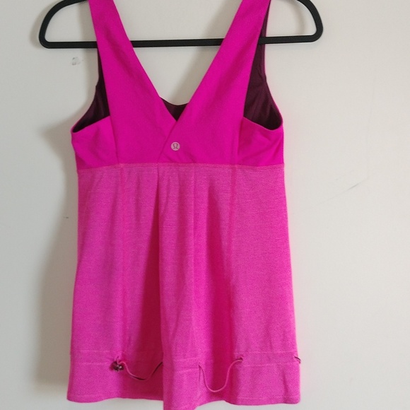 Lululemon Hustle & Bustle TankHeathered Raspberry Glo Light / Raspberry Glo Li - Picture 11 of 15